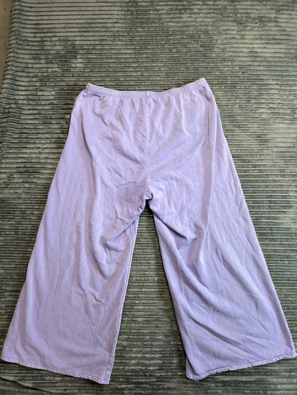 GAP VintageSoft Baggy Wide-Leg Sweatpants Purple XXL - Picture 2 of 6
